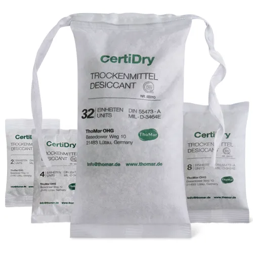 Variantes du produit déshydratant CertiDry DIN 55473